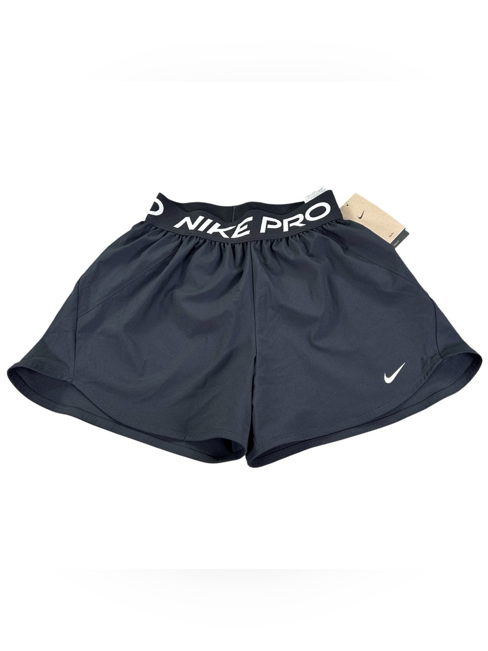 Nike Pro Dri-FIT 3” Woven Shorts Women’s XS Black Brief Lined NWT Athleisure